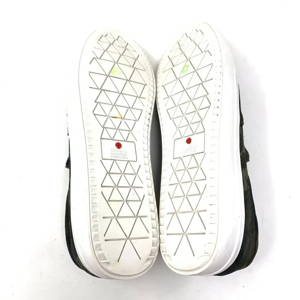 Blondo Women's Sz 11 Gallert Fabric Camo Slip-On Sneaker Green Waterproof